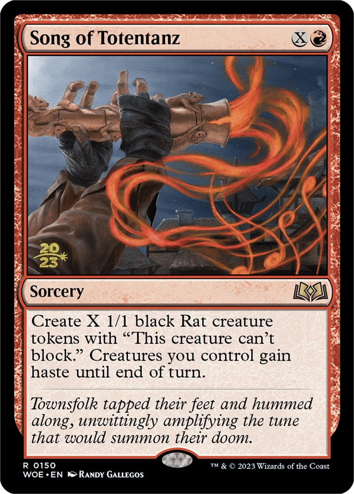 Song of Totentanz [Wilds of Eldraine Prerelease Promos] MTG Single Magic: The Gathering | Red Claw Gaming