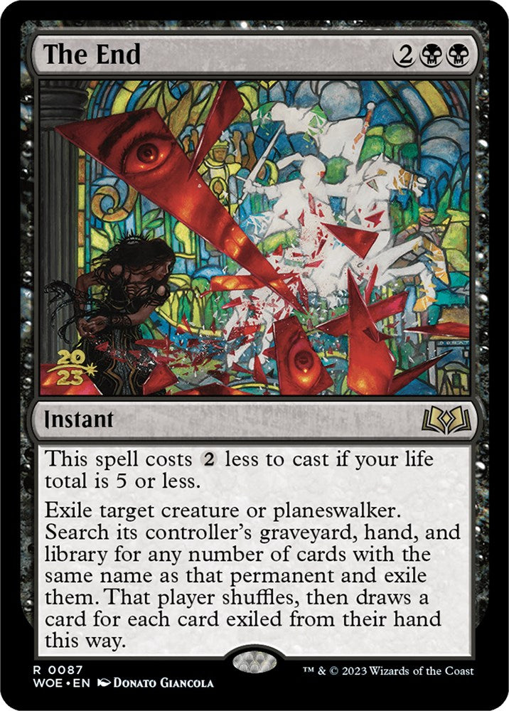 The End [Wilds of Eldraine Prerelease Promos] MTG Single Magic: The Gathering | Red Claw Gaming