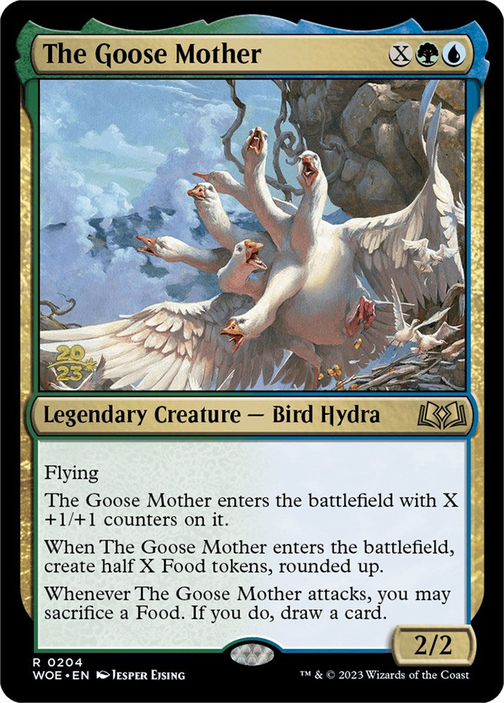 The Goose Mother [Wilds of Eldraine Prerelease Promos] MTG Single Magic: The Gathering | Red Claw Gaming