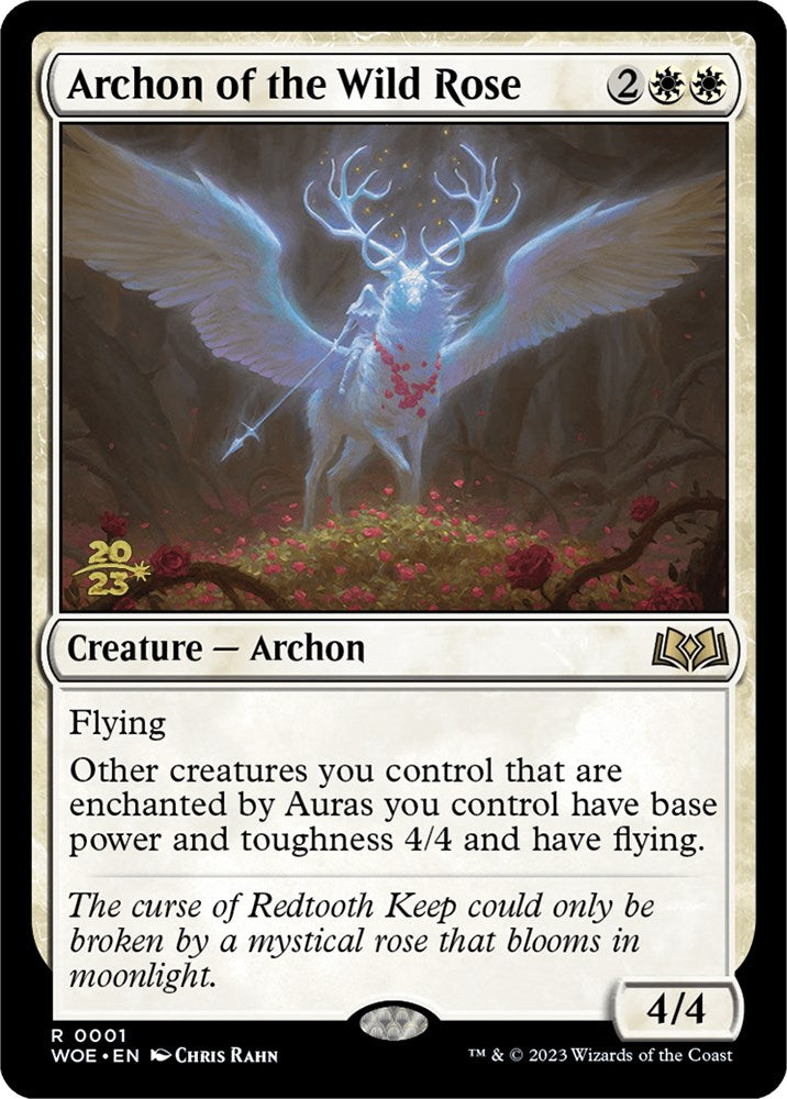 Archon of the Wild Rose [Wilds of Eldraine Prerelease Promos] MTG Single Magic: The Gathering | Red Claw Gaming