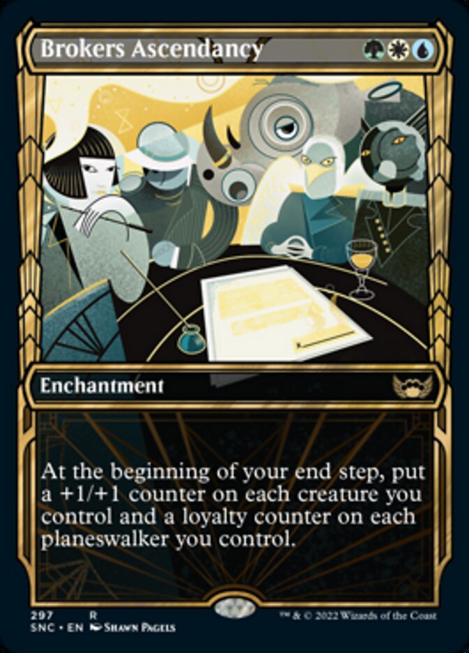 Brokers Ascendancy (Showcase Golden Age) [Streets of New Capenna] MTG Single Magic: The Gathering | Red Claw Gaming