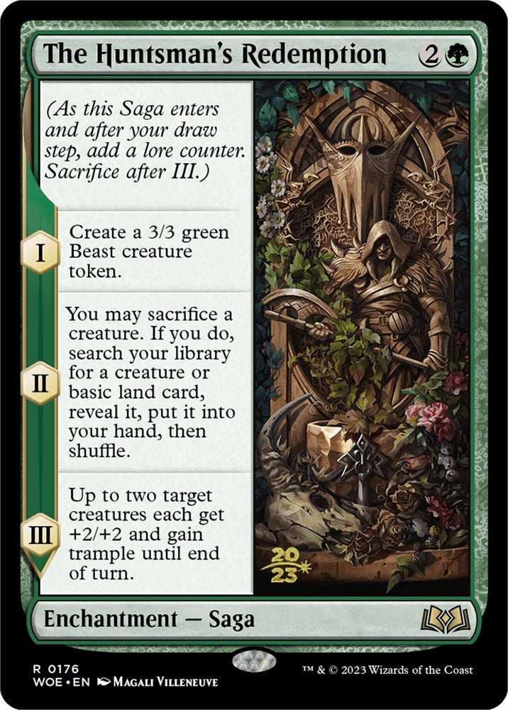 The Huntsman's Redemption [Wilds of Eldraine Prerelease Promos] MTG Single Magic: The Gathering | Red Claw Gaming