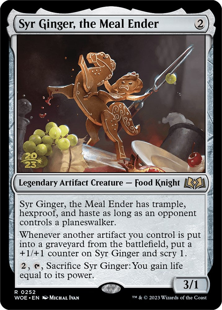 Syr Ginger, the Meal Ender [Wilds of Eldraine Prerelease Promos] MTG Single Magic: The Gathering | Red Claw Gaming