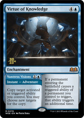 Virtue of Knowledge // Vantress Visions [Wilds of Eldraine Prerelease Promos] MTG Single Magic: The Gathering | Red Claw Gaming