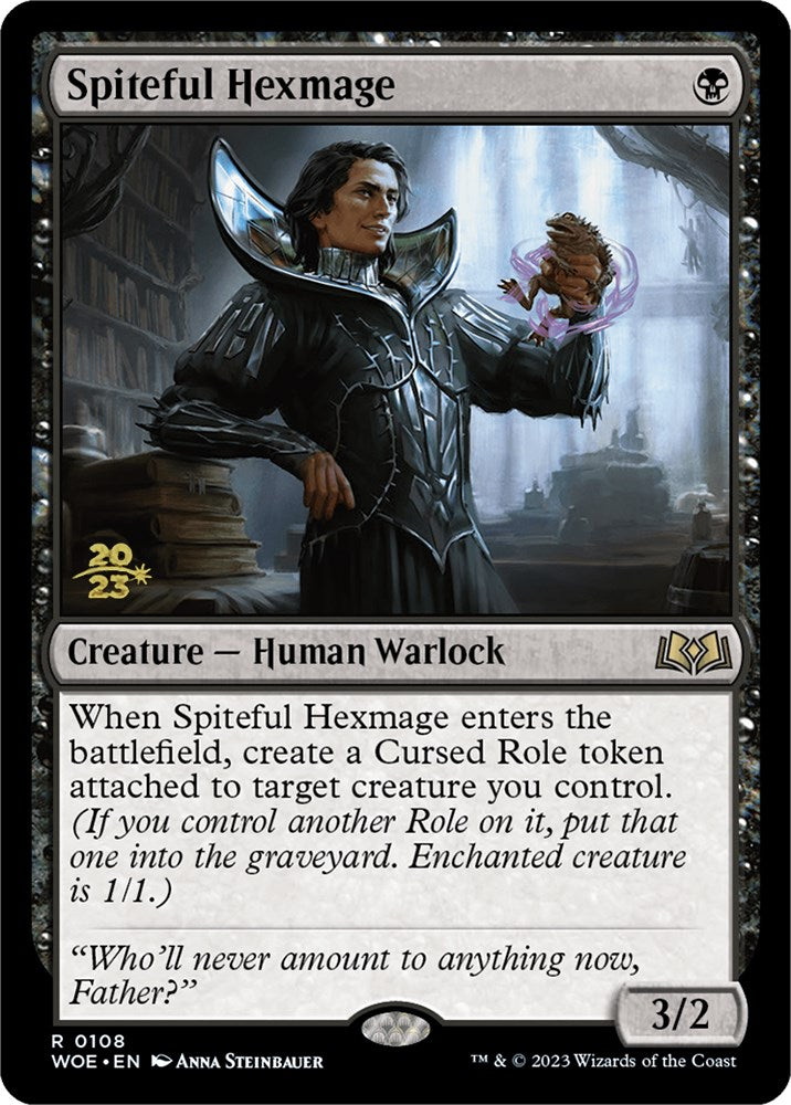 Spiteful Hexmage [Wilds of Eldraine Prerelease Promos] MTG Single Magic: The Gathering | Red Claw Gaming