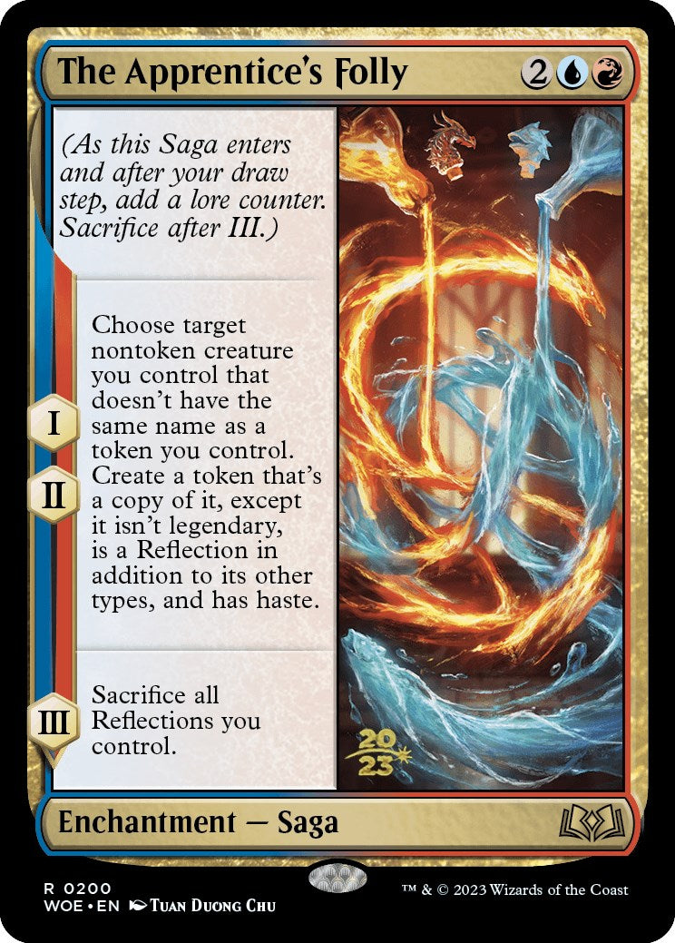The Apprentice's Folly [Wilds of Eldraine Prerelease Promos] MTG Single Magic: The Gathering | Red Claw Gaming