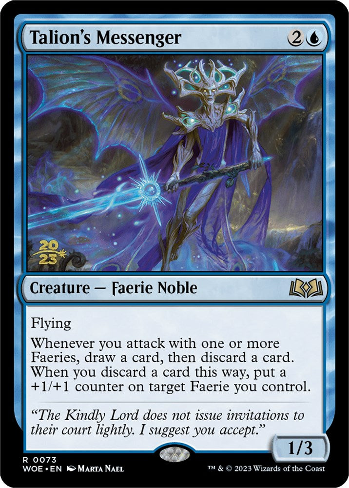 Talion's Messenger [Wilds of Eldraine Prerelease Promos] MTG Single Magic: The Gathering | Red Claw Gaming