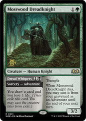 Mosswood Dreadknight // Dread Whispers (Promo Pack) [Wilds of Eldraine Promos] MTG Single Magic: The Gathering | Red Claw Gaming