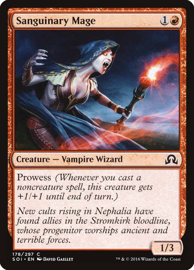Sanguinary Mage [Shadows over Innistrad] MTG Single Magic: The Gathering | Red Claw Gaming
