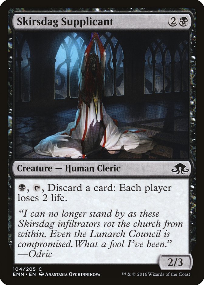 Skirsdag Supplicant [Eldritch Moon] MTG Single Magic: The Gathering | Red Claw Gaming