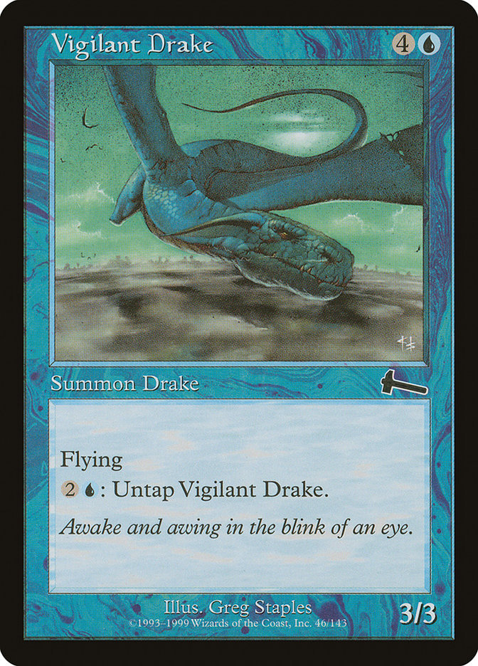 Vigilant Drake [Urza's Legacy] MTG Single Magic: The Gathering | Red Claw Gaming