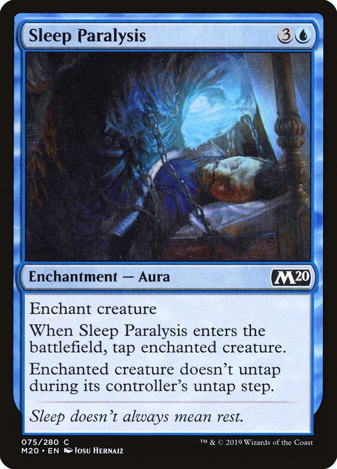 Sleep Paralysis [Core Set 2020] MTG Single Magic: The Gathering | Red Claw Gaming