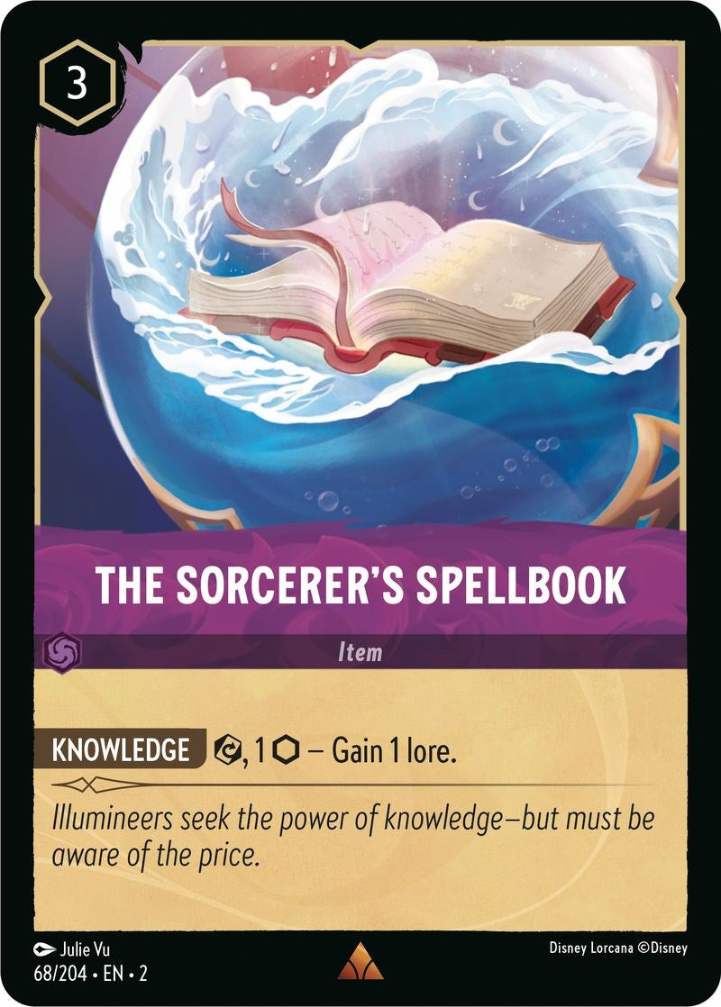 The Sorcerer's Spellbook (68/204) [Rise of the Floodborn] Lorcana Single Disney | Red Claw Gaming