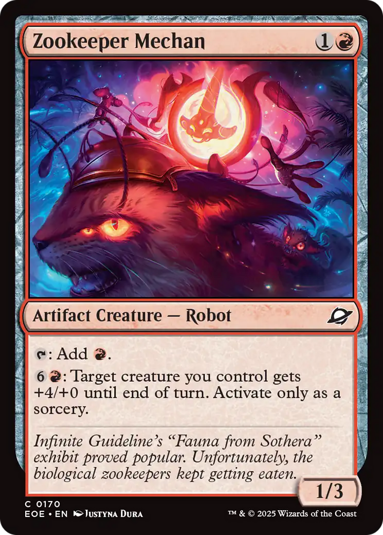 Zookeeper Mechan [Edge of Eternities] MTG Single Magic: The Gathering | Red Claw Gaming