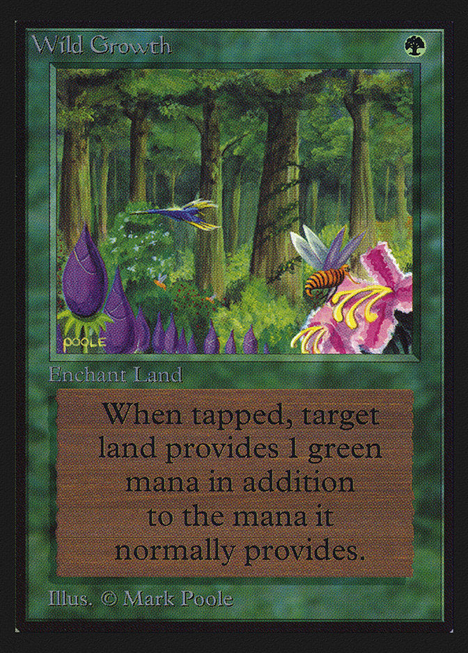 Wild Growth [International Collectors' Edition] MTG Single Magic: The Gathering | Red Claw Gaming