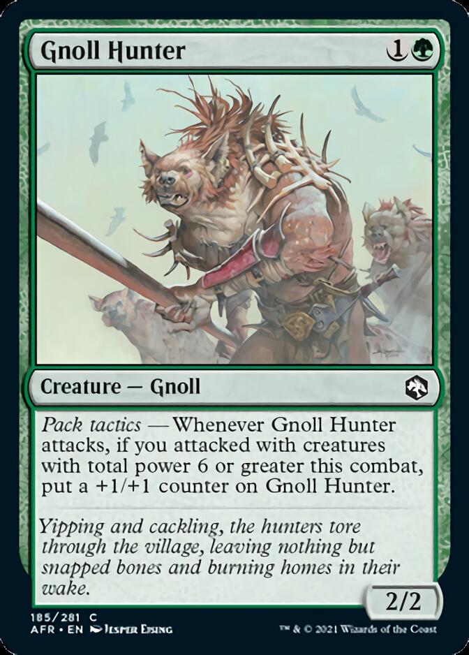 Gnoll Hunter [Dungeons & Dragons: Adventures in the Forgotten Realms] MTG Single Magic: The Gathering | Red Claw Gaming