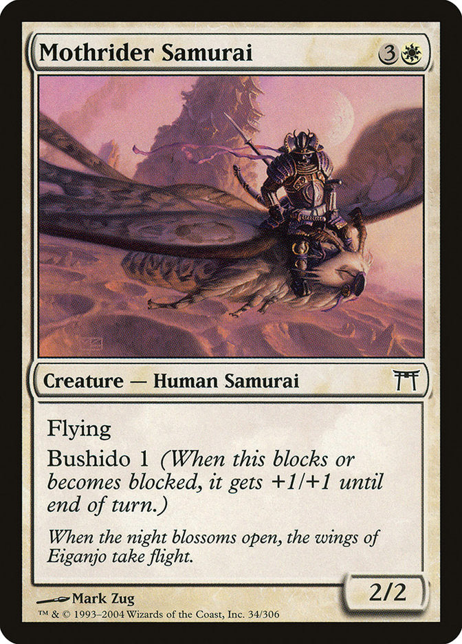 Mothrider Samurai [Champions of Kamigawa] MTG Single Magic: The Gathering | Red Claw Gaming