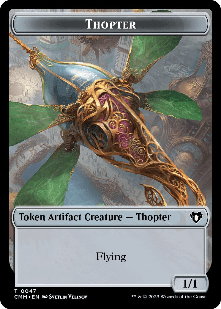 Thopter // Graveborn Double-Sided Token [Commander Masters Tokens] MTG Single Magic: The Gathering    | Red Claw Gaming