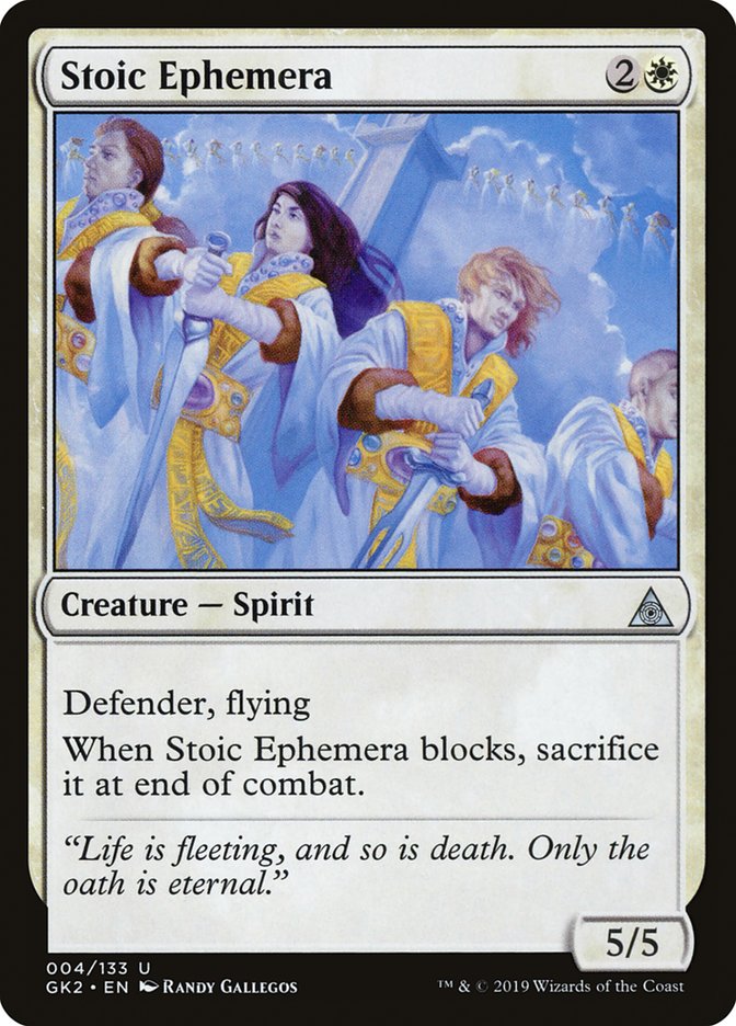 Stoic Ephemera [Ravnica Allegiance Guild Kit] MTG Single Magic: The Gathering | Red Claw Gaming