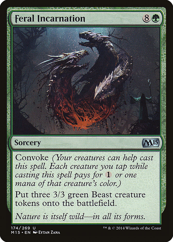 Feral Incarnation [Magic 2015] MTG Single Magic: The Gathering | Red Claw Gaming