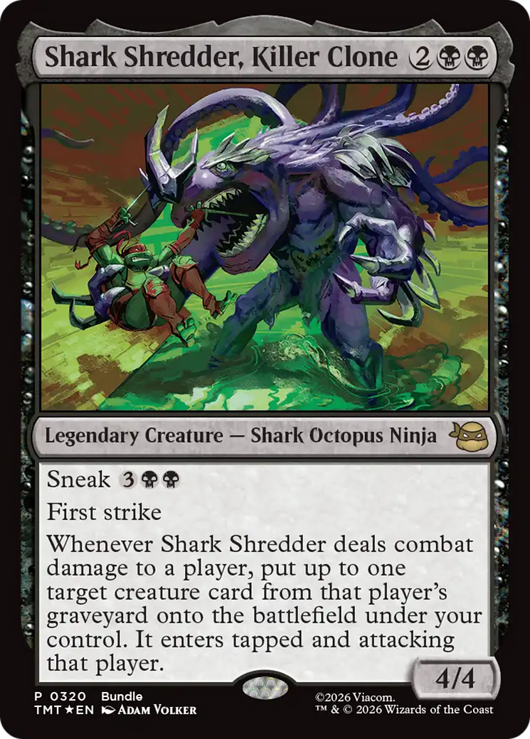 Shark Shredder, Killer Clone [Teenage Mutant Ninja Turtles Promos] MTG Single Magic: The Gathering | Red Claw Gaming