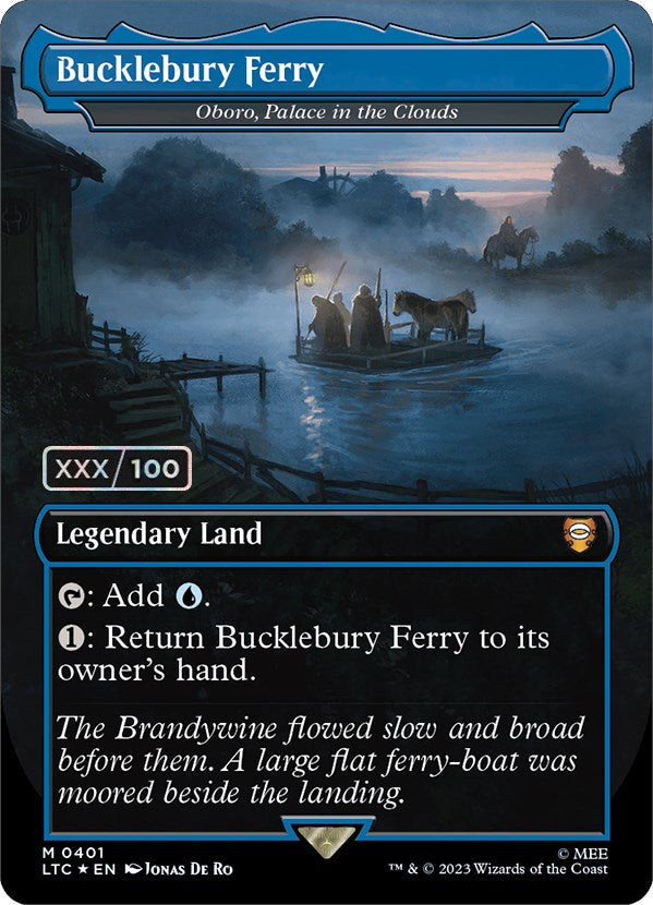 Bucklebury Ferry - Oboro, Palace in the Clouds (Serialized) [The Lord of the Rings: Tales of Middle-Earth Commander] MTG Single Magic: The Gathering | Red Claw Gaming
