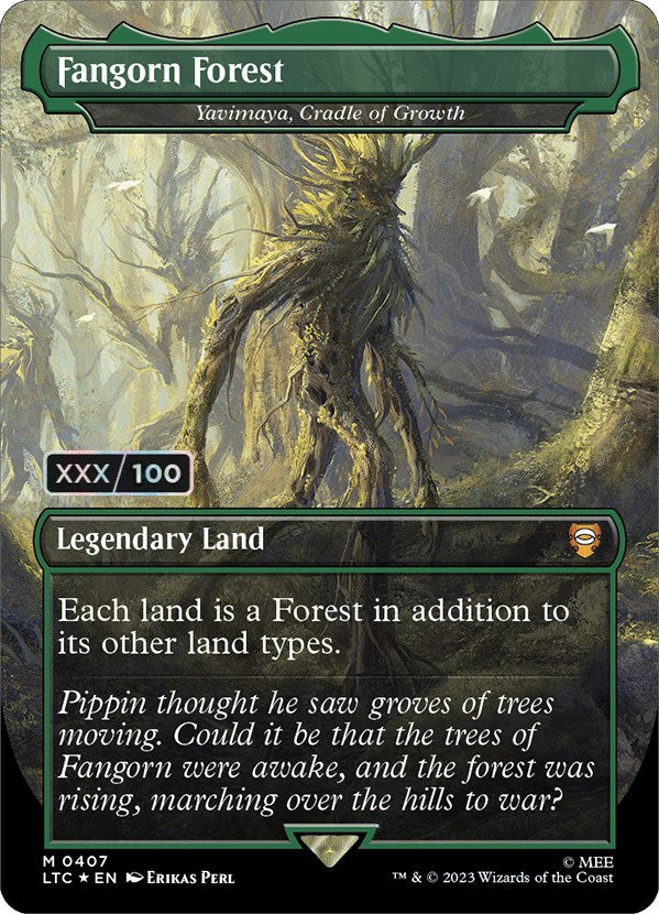 Fangorn Forest - Yavimaya, Cradle of Growth (Serialized) [The Lord of the Rings: Tales of Middle-Earth Commander] MTG Single Magic: The Gathering | Red Claw Gaming