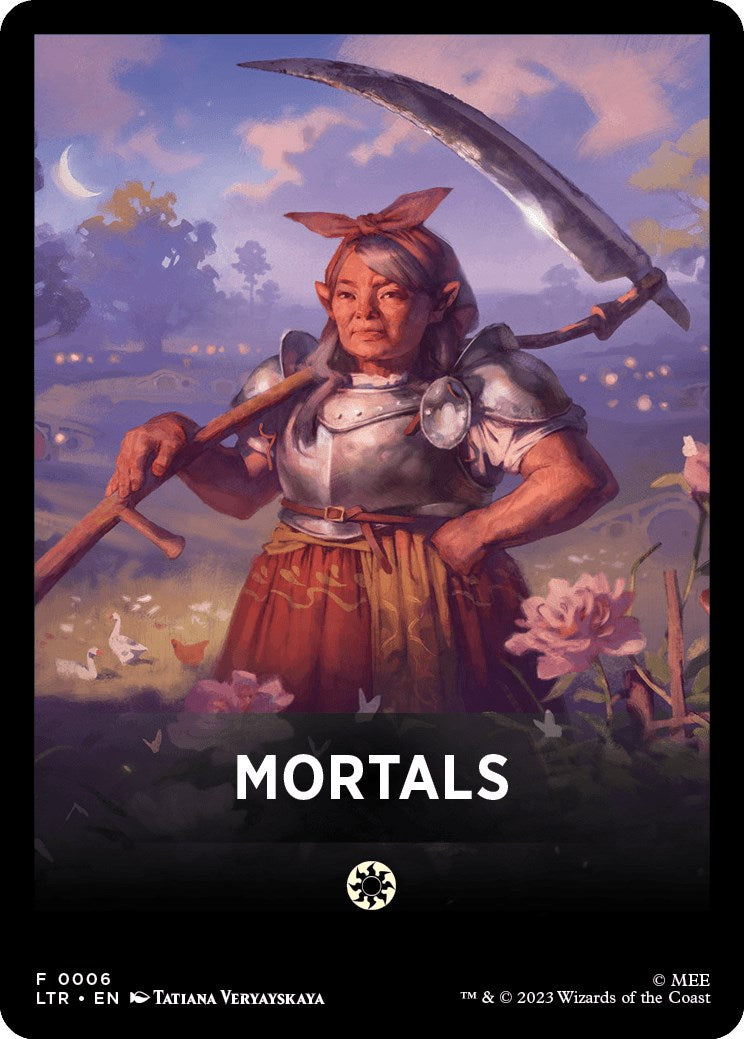 Mortals Theme Card [The Lord of the Rings: Tales of Middle-Earth] MTG Single Magic: The Gathering | Red Claw Gaming