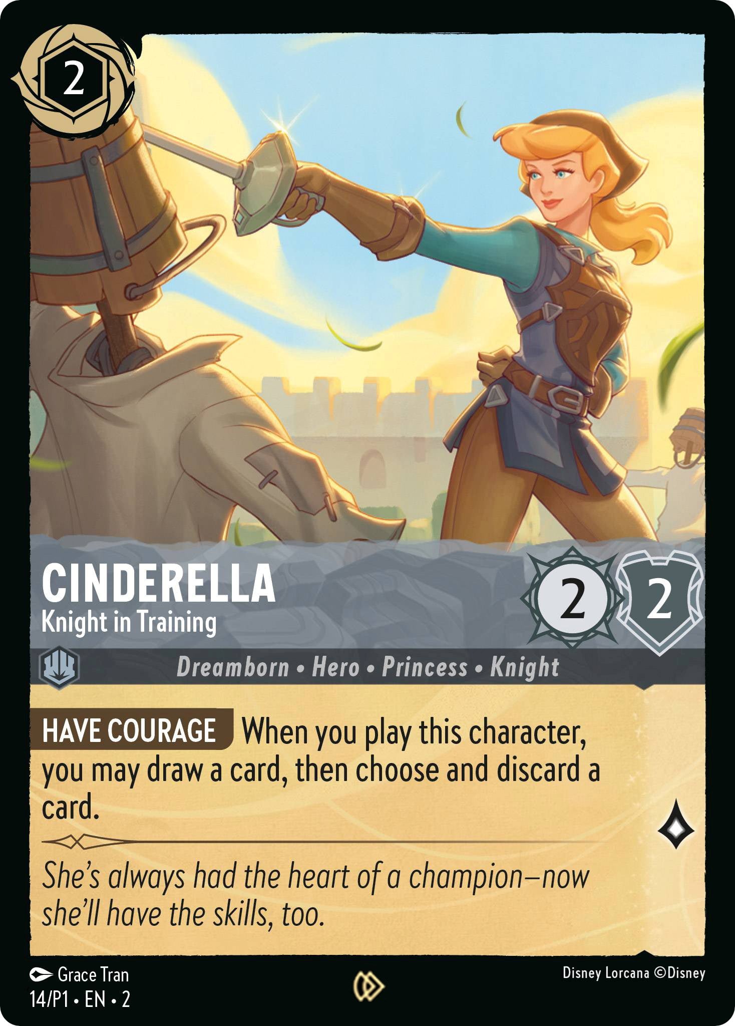 Cinderella - Knight in Training (14) [Promo Cards] Lorcana Single Disney | Red Claw Gaming