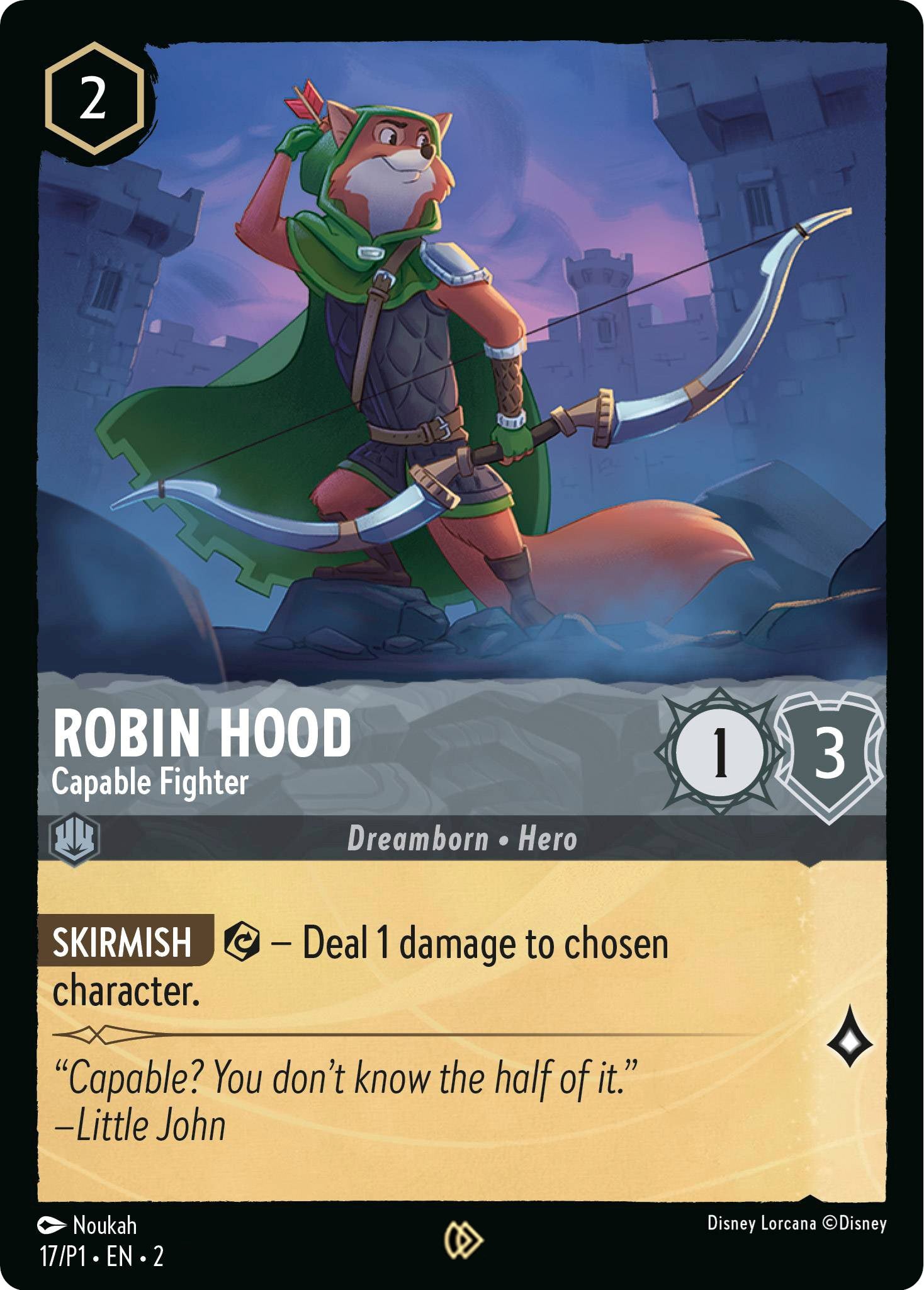 Robin Hood - Capable Fighter (17) [Promo Cards] Lorcana Single Disney | Red Claw Gaming