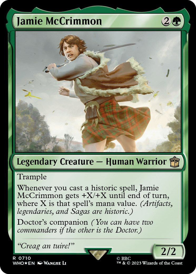 Jamie McCrimmon (Surge Foil) [Doctor Who] MTG Single Magic: The Gathering | Red Claw Gaming