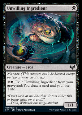 Unwilling Ingredient [Strixhaven: School of Mages] MTG Single Magic: The Gathering | Red Claw Gaming