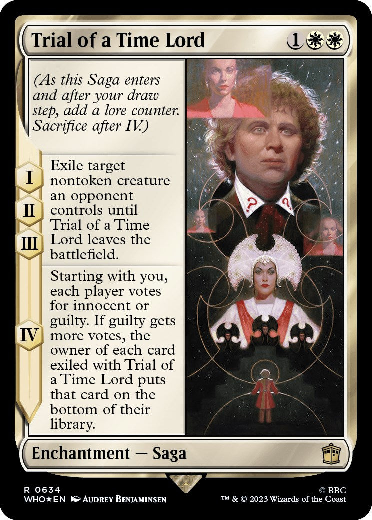 Trial of a Time Lord (Surge Foil) [Doctor Who] MTG Single Magic: The Gathering | Red Claw Gaming
