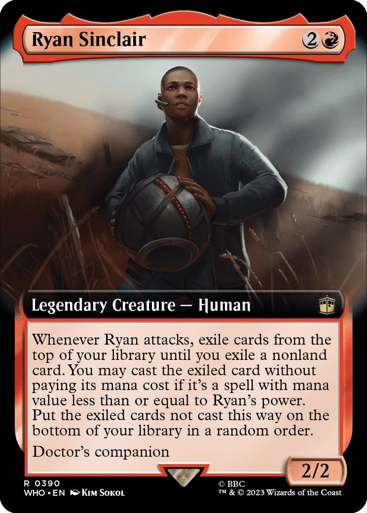 Ryan Sinclair (Extended Art) [Doctor Who] MTG Single Magic: The Gathering    | Red Claw Gaming