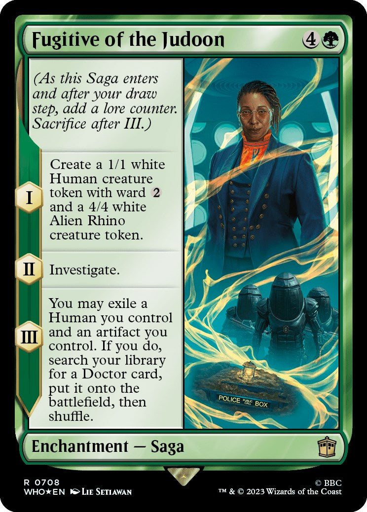 Fugitive of the Judoon (Surge Foil) [Doctor Who] MTG Single Magic: The Gathering | Red Claw Gaming