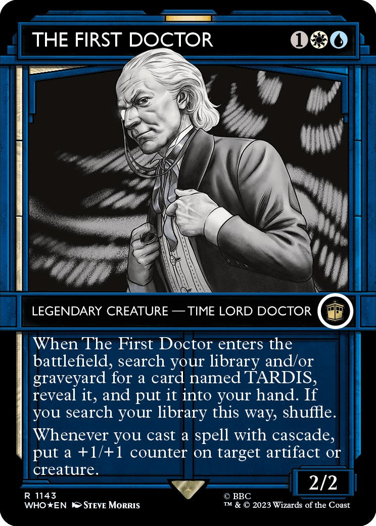 The First Doctor (Showcase) (Surge Foil) [Doctor Who] MTG Single Magic: The Gathering | Red Claw Gaming
