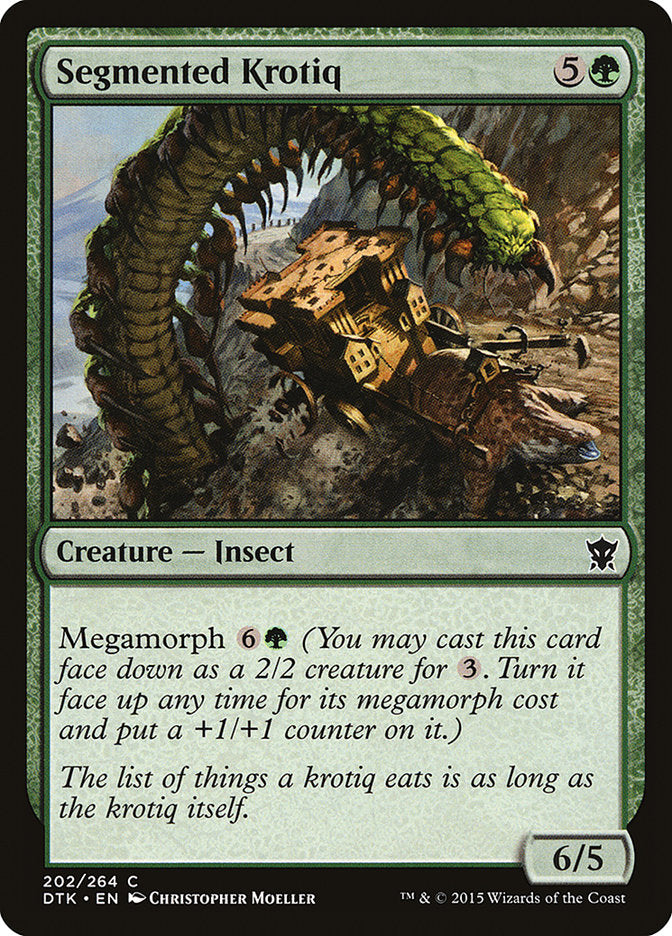 Segmented Krotiq [Dragons of Tarkir] MTG Single Magic: The Gathering | Red Claw Gaming