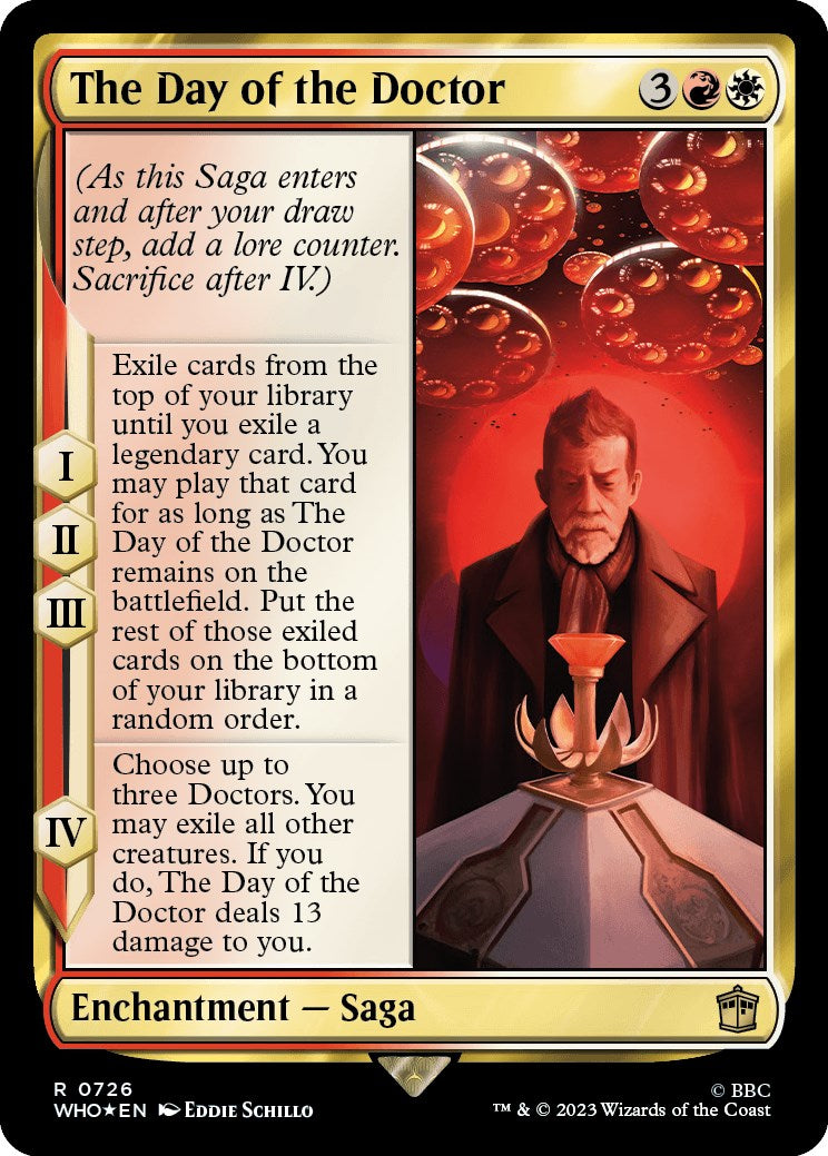The Day of the Doctor (Surge Foil) [Doctor Who] MTG Single Magic: The Gathering | Red Claw Gaming