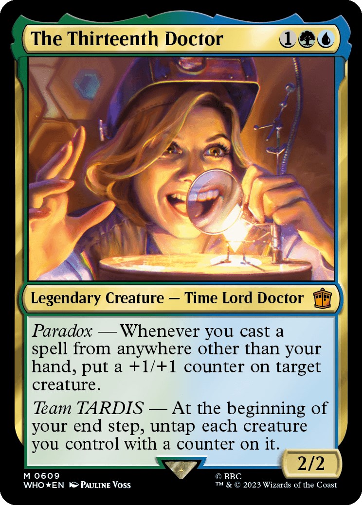 The Thirteenth Doctor (Surge Foil) [Doctor Who] MTG Single Magic: The Gathering | Red Claw Gaming