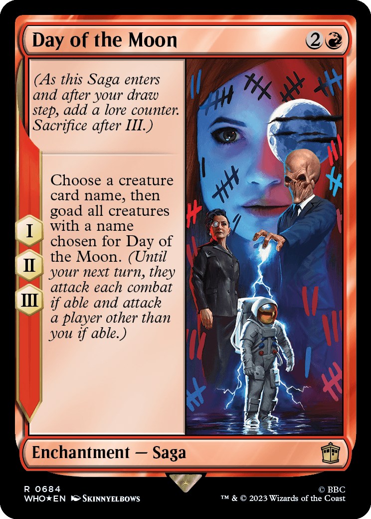Day of the Moon (Surge Foil) [Doctor Who] MTG Single Magic: The Gathering | Red Claw Gaming