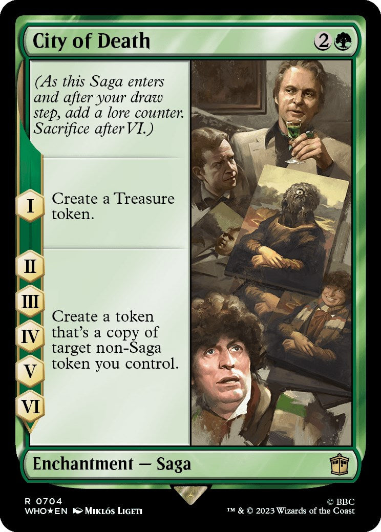 City of Death (Surge Foil) [Doctor Who] MTG Single Magic: The Gathering | Red Claw Gaming