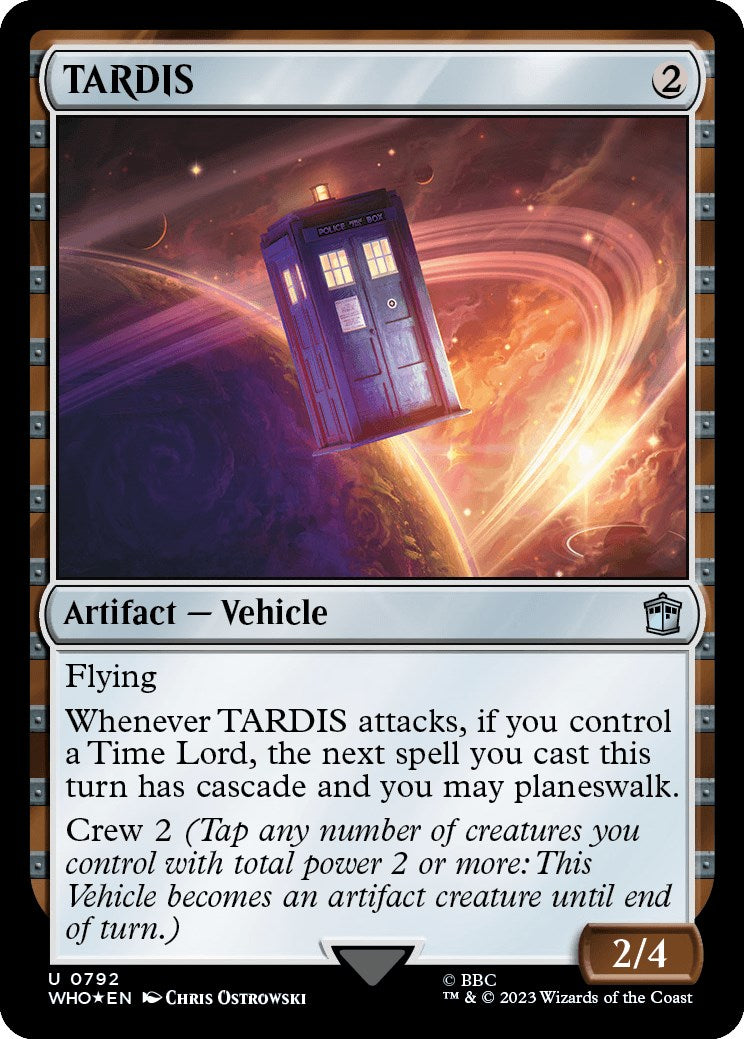 TARDIS (Surge Foil) [Doctor Who] MTG Single Magic: The Gathering | Red Claw Gaming