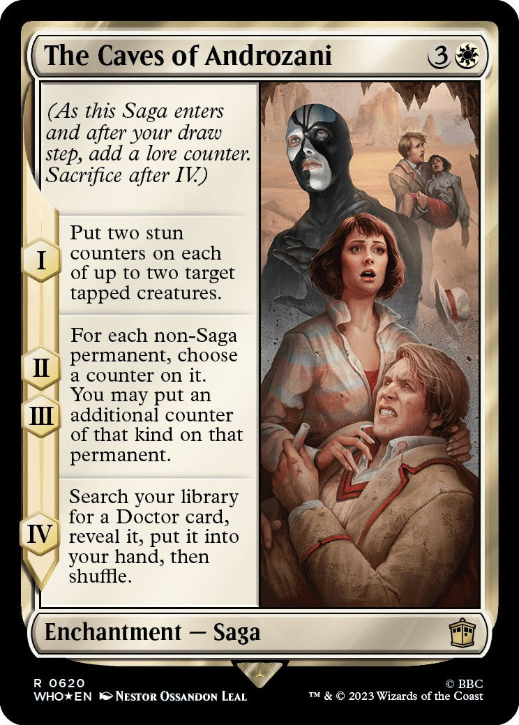 The Caves of Androzani (Surge Foil) [Doctor Who] MTG Single Magic: The Gathering | Red Claw Gaming