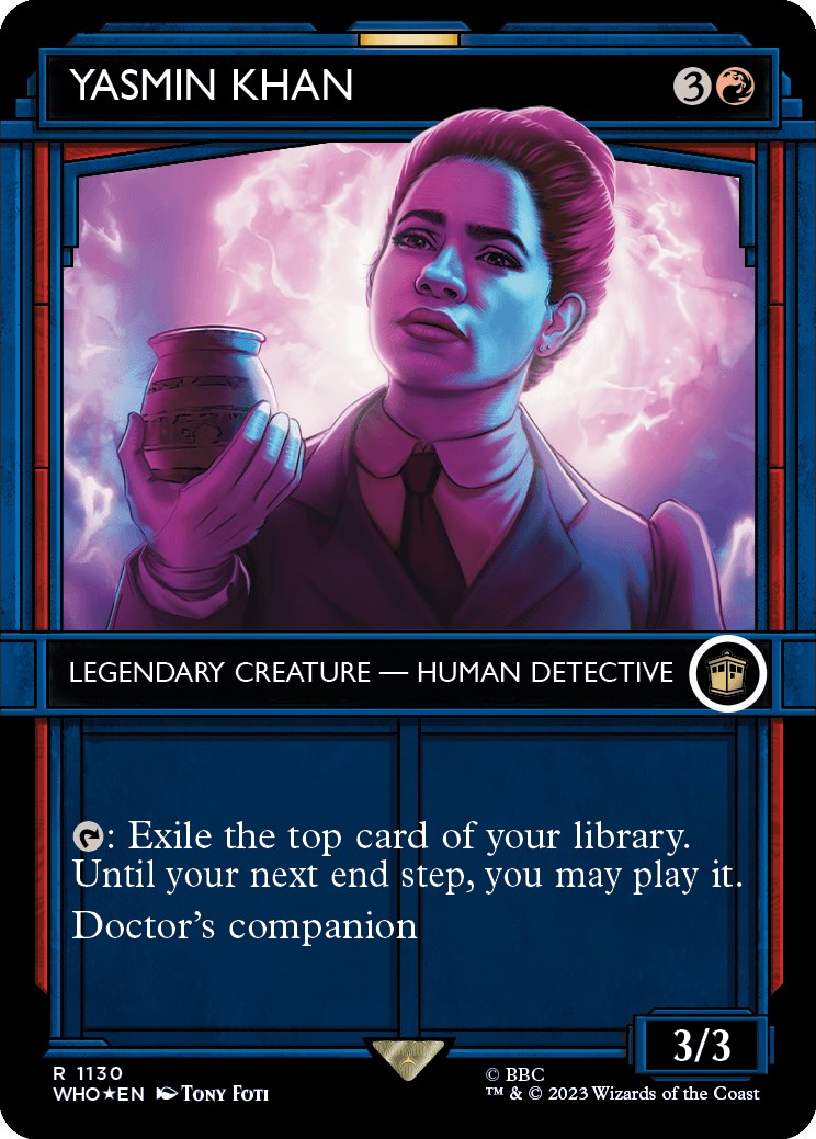 Yasmin Khan (Showcase) (Surge Foil) [Doctor Who] MTG Single Magic: The Gathering | Red Claw Gaming