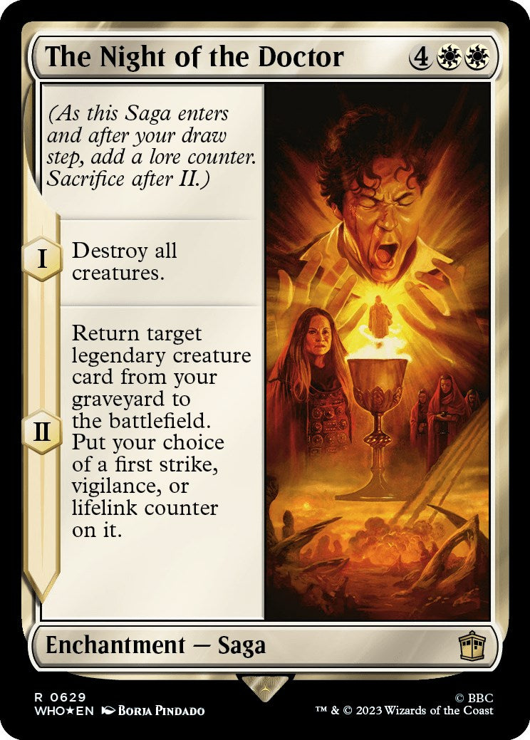 The Night of the Doctor (Surge Foil) [Doctor Who] MTG Single Magic: The Gathering | Red Claw Gaming