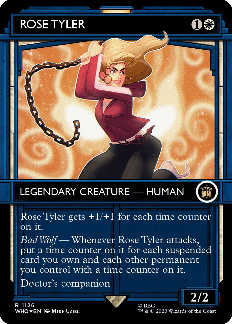 Rose Tyler (Showcase) (Surge Foil) [Doctor Who] MTG Single Magic: The Gathering    | Red Claw Gaming
