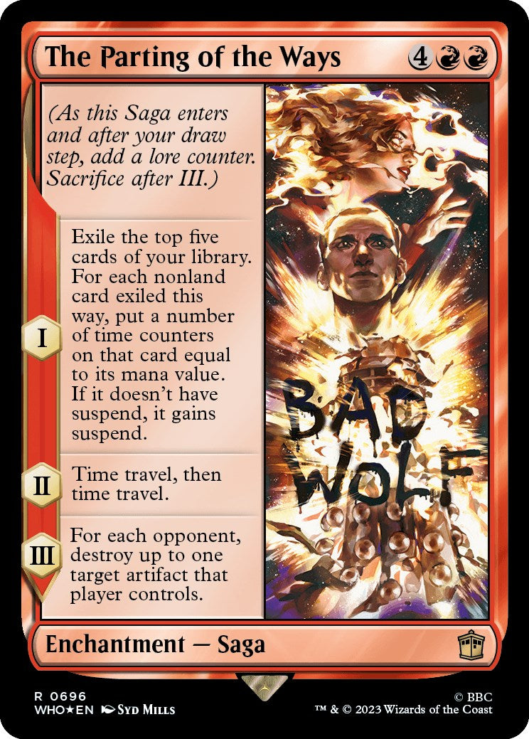 The Parting of the Ways (Surge Foil) [Doctor Who] MTG Single Magic: The Gathering    | Red Claw Gaming