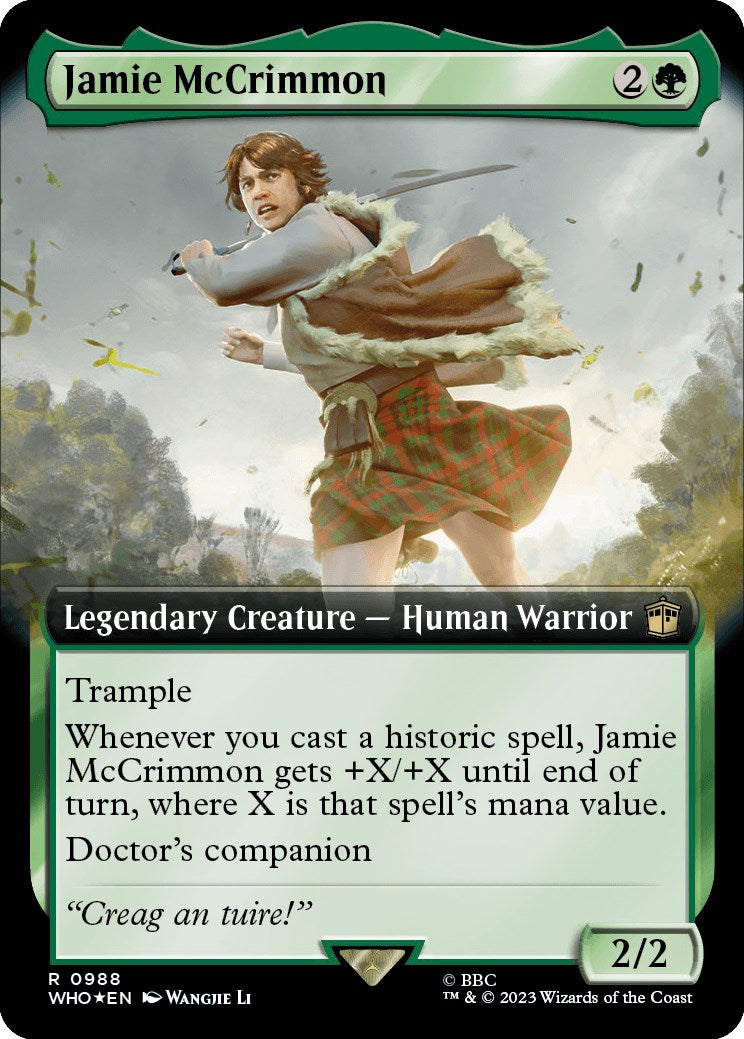 Jamie McCrimmon (Extended Art) (Surge Foil) [Doctor Who] MTG Single Magic: The Gathering | Red Claw Gaming