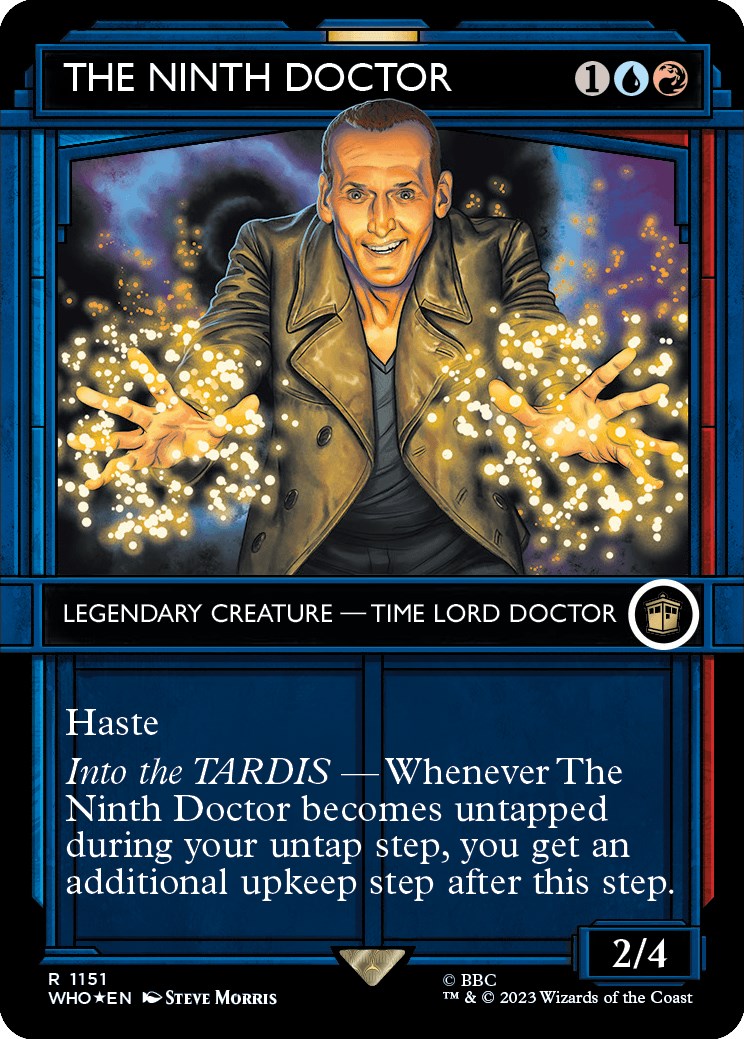 The Ninth Doctor (Showcase) (Surge Foil) [Doctor Who] MTG Single Magic: The Gathering | Red Claw Gaming