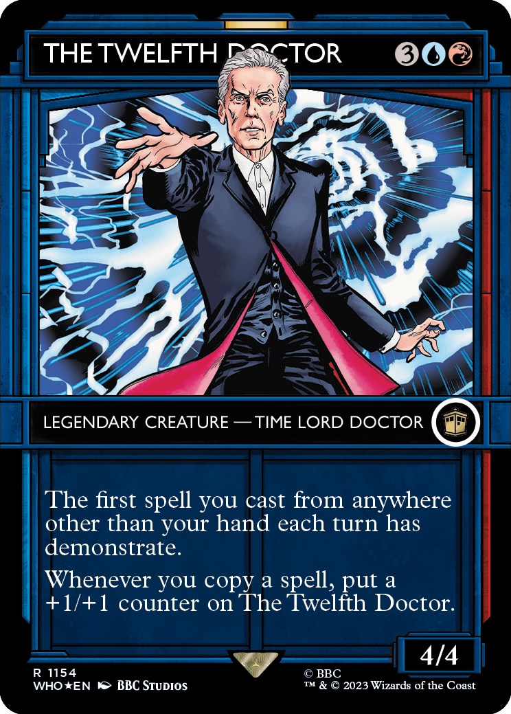 The Twelfth Doctor (Showcase) (Surge Foil) [Doctor Who] MTG Single Magic: The Gathering | Red Claw Gaming